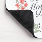 Elegant Happy Mother's Day Floral Wreath Mousepad (Ecke)