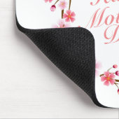 Elegant Happy Mother's Day Floral Wreath Mousepad (Ecke)
