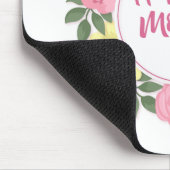 Elegant Happy Mother's Day Floral Wreath Mousepad (Ecke)