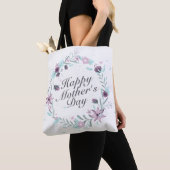 Elegant Happy Mother's Day Floral Wreath Tote Bag Tasche (Von Nahem)