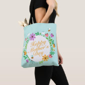 Elegant Happy Mother's Day Floral Wreath Tote Bag Tasche (Von Nahem)