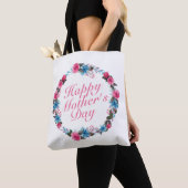 Elegant Happy Mother's Day Floral Wreath Tote Bag Tasche (Von Nahem)