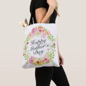 Elegant Happy Mother's Day Floral Wreath Tote Bag Tasche (Von Nahem)