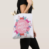 Elegant Happy Mother's Day Floral Wreath Tote Bag Tasche (Von Nahem)