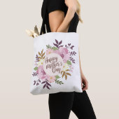 Elegant Happy Mother's Day Floral Wreath Tote Bag Tasche (Von Nahem)