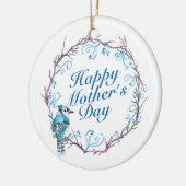 Elegant Happy Mother's Day Keramik Ornament (Links)