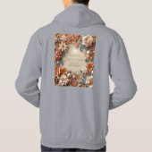 elegant happy new year floral hoodie (Rückseite)
