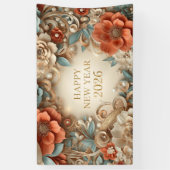 elegant happy new year party banner (Vertikal)