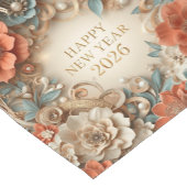 elegant happy new year table runner kurzer tischläufer (Ecke)