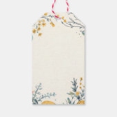 Elegant Happy Oaster Floral Geschenkanhänger (Rückseite)