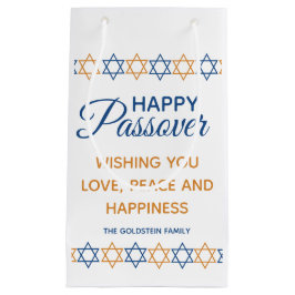 Elegant Happy Passover Star von David Personalisie Kleine Geschenktüte
