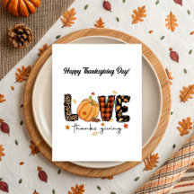 Elegant Happy Thanksgiving Day