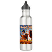 Elegant Happy Thanksgiving Türkei Edelstahlflasche (Links)