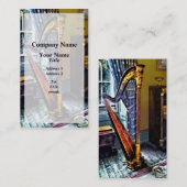 Elegant Harp Visitenkarte (Vorne/Hinten)