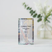 Elegant Harp Visitenkarte (Stehend Vorderseite)