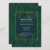 Elegant Hawaiian Luau Einladungen (Vorne/Hinten)