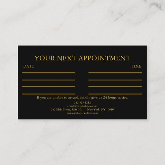 Elegant Healing Hands Yin Yang symbol Visitenkarte (Rückseite)