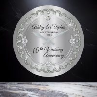 Elegant Heart Diamonds 10. Hochzeitstag