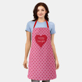 Elegant Hearts Apron for Wife Custom I Love You Schürze (Getragen)