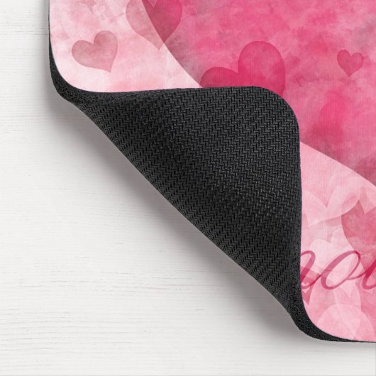 Elegant Hearts Mousepad (Ecke)