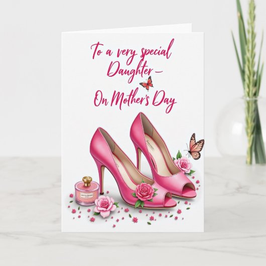 Elegant Heels Mothers Day Card Karte (Vorderseite)