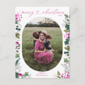 Elegant & hell Frohe Weihnachten Foto (Vorderseite)