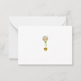 Elegant Hello Baby Shower Thank You Card Mitteilungskarte