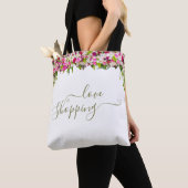 Elegant hellrosa, floralistisch tasche (Von Nahem)