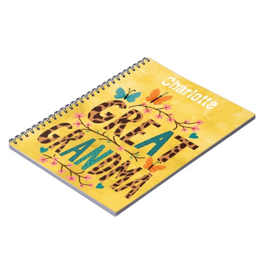 Elegant & Herz Notizblock (Linke Seite)