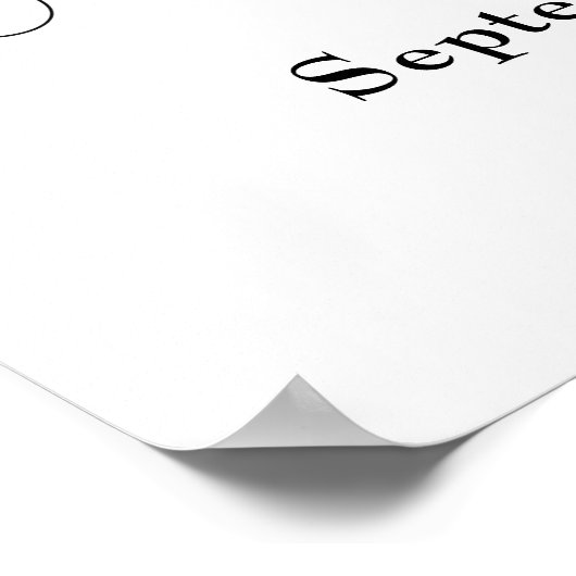 Elegant Herzlich Willkommen beim Probe Dinner Poster (Ecke)