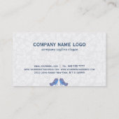 Elegant Hight Heel Shoe Fashion Consultant Visitenkarte (Rückseite)