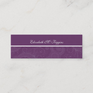 Elegant Hindu Swirl Mommy Cards Telefonnummerkarte