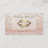 Elegant hoch entwickelte moderne Glitterie Bokeh,L Visitenkarte (Vorderseite)