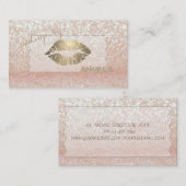 Elegant hoch entwickelte moderne Glitterie Bokeh,L Visitenkarte (Vorne/Hinten)