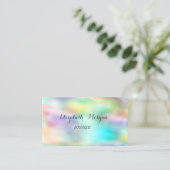 Elegant hoch entwickelte moderne Holografie Visitenkarte (Stehend Vorderseite)