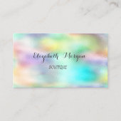 Elegant hoch entwickelte moderne Holografie Visitenkarte (Vorderseite)