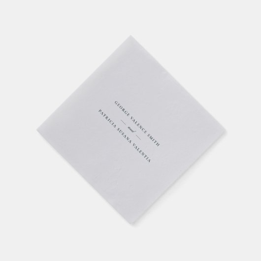 Elegant | Hochzeit Serviette (Ecke)