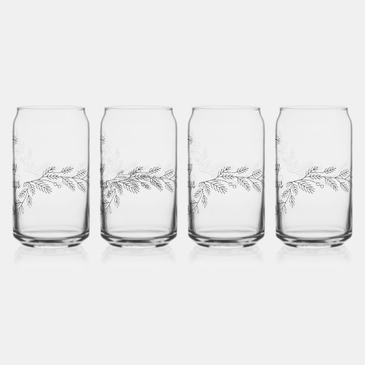 Elegant Holiday Cheer Dosenglas (Hinten)