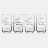 Elegant Holiday Cheer Dosenglas (Links)