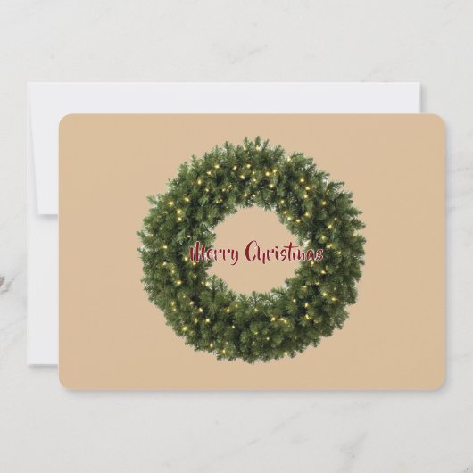 Elegant Holiday Greeting Cards with Message Einladung (Rückseite)