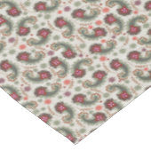 Elegant Holiday Paisley Table Tuch Tischdecke (Schrägansicht)