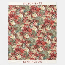 Elegant Holiday Poinsettia Weihnachtsblumen Name