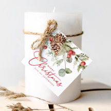 Elegant Holly Berries and Pine Cones Weihnachten