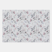 Elegant Holly Blätter Red Berries Weihnachten (Vorderseite)