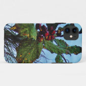 Elegant Holly Christmas, blauer Himmel Case-Mate iPhone Hülle (Rückseite (Horizontal))