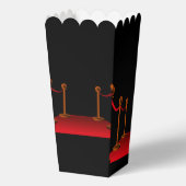 Elegant Hollywood Red Tepet Sweet 16 Birthday Geschenkschachtel (Rückseite)