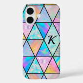 Elegant holografisch farbenfroh Case-Mate iPhone hülle (Rückseite)