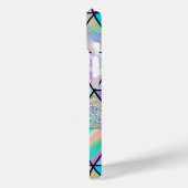 Elegant holografisch farbenfroh Case-Mate iPhone hülle (Rückseite / Links)