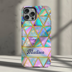 Elegant holografisch trendiges falsches Gold geome Case-Mate iPhone Hülle