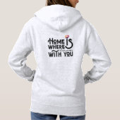 Elegant Home Is With You Women's Hoodie (Rückseite)